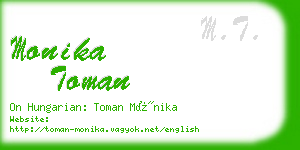 monika toman business card